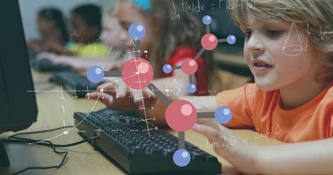 Children Learning Science Concepts Through Technology in Classroom
