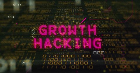 growth hacking concept with digital interface background - Download Free Stock Images Pikwizard.com