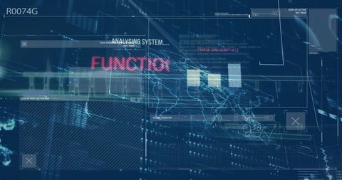Digital Data Processing with Global Networking Interface - Download Free Stock Images Pikwizard.com