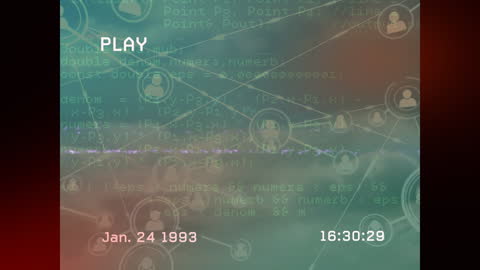 Digital Network Interface with Glitch Effects