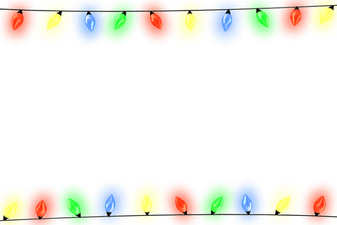 colorful christmas string lights on transparent background - Download Free Stock Videos Pikwizard.com