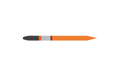 Isolated Orange Pen Illustration on Transparent Background - Download Free Stock Videos Pikwizard.com