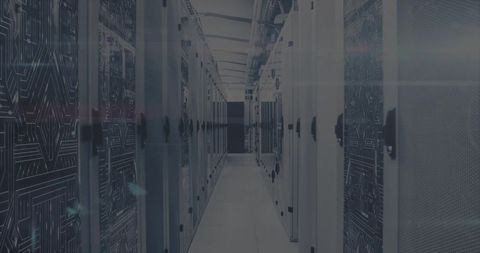 Modern Technology in Data Center Server Room