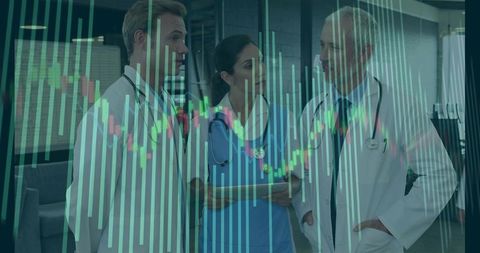 Medical Team Analyzing Healthcare Financial Data