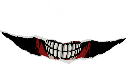 torn tattered horror illustration with sinister grinning teeth on transparent - Download Free Stock Videos Pikwizard.com