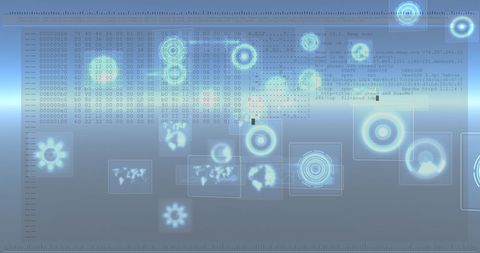 Futuristic Data Processing and Digital Interface Abstract - Download Free Stock Images Pikwizard.com