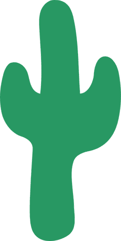Minimalist Green Cactus Silhouette on Transparent Background - Download Free Stock Videos Pikwizard.com
