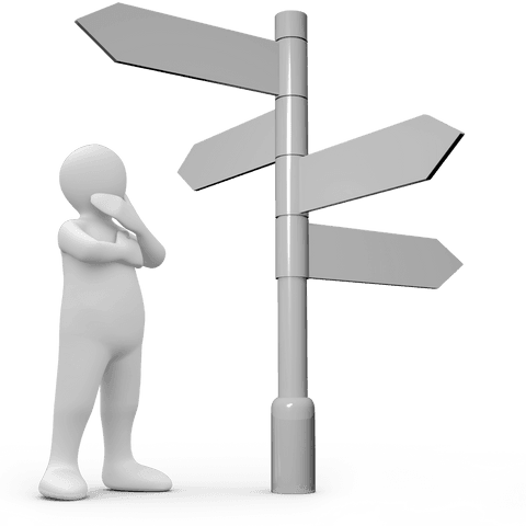 Illustration of Figure with Signpost on Transparent Background - Download Free Stock Videos Pikwizard.com