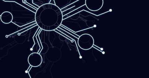 Digital Network Connection Lines on Dark Background - Download Free Stock Images Pikwizard.com