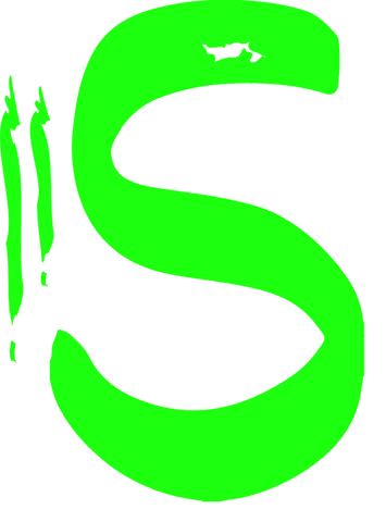 Neon Green S Shaped Stroke on Transparent Background - Download Free Stock Videos Pikwizard.com