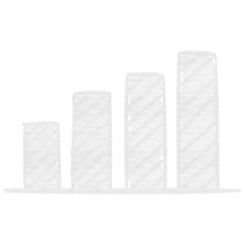 hand drawn white bar graph on transparent background - Download Free Stock Videos Pikwizard.com