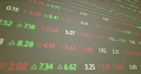 Fluctuating Stock Market Quotes with Analyzing Graphs for Finance - Download Free Stock Images Pikwizard.com