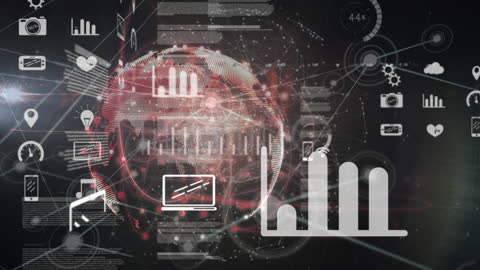 Global Data Networking and Digital Technology Concept