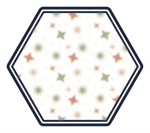 Abstract Transparent Hexagonal Shape with Colorful Stars - Download Free Stock Videos Pikwizard.com
