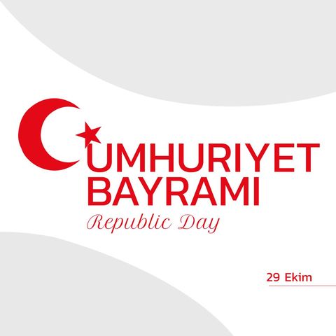 Turkey Republic Day Celebration Design with National Flag - Download Free Stock Templates Pikwizard.com