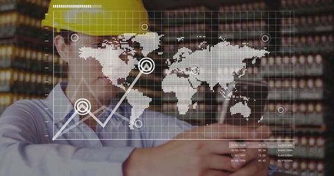 Warehouse Inspection with Data Visualization and Smartphone Integration