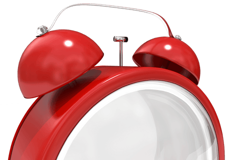 transparent red classic alarm clock illustration - Download Free Stock Videos Pikwizard.com