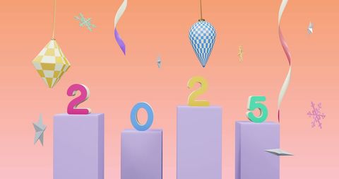 Countdown to 2025 with Festive Holiday Ornaments