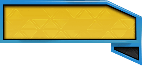 Modern Transparent Yellow Banner with Blue Trim and Triangles - Download Free Stock Videos Pikwizard.com