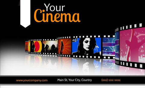 Vibrant Cinema Film Strip with Captivating Scenes - Download Free Stock Templates Pikwizard.com