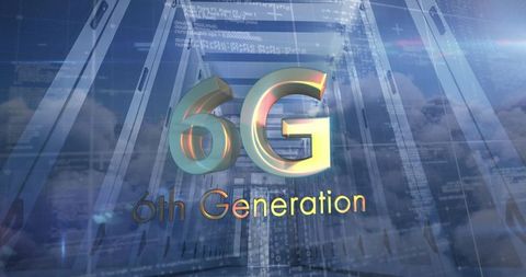 6G Technology Concept in Digital Server Environment - Download Free Stock Images Pikwizard.com