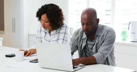 Focused African American Professionals Working from Home - Download Free Stock Images Pikwizard.com