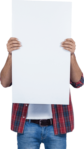 person holding transparent blank poster - Download Free Stock Videos Pikwizard.com