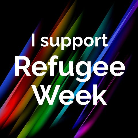 vibrant refugee week support background - Download Free Stock Templates Pikwizard.com