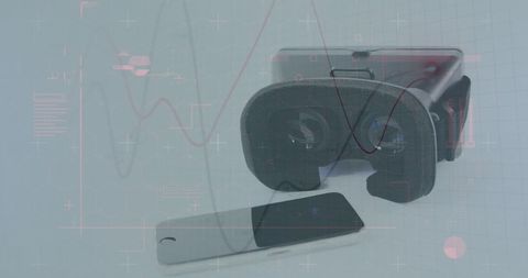 Augmented Reality Technology with VR Headset and Smartphone - Download Free Stock Images Pikwizard.com