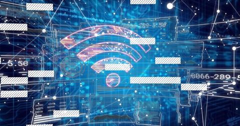 Futuristic wireless network connectivity with digital cyberspace data