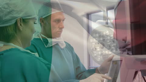 Doctors Collaborating in Medical Innovation Concept