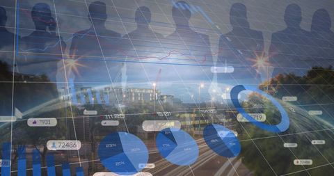 Futuristic Digital World: Social Media and Data Visualization Concept - Download Free Stock Images Pikwizard.com