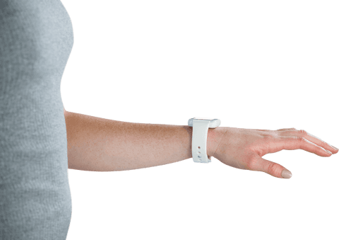 Businesswoman Hand Displaying Smart Watch on Transparent Background - Download Free Stock Videos Pikwizard.com