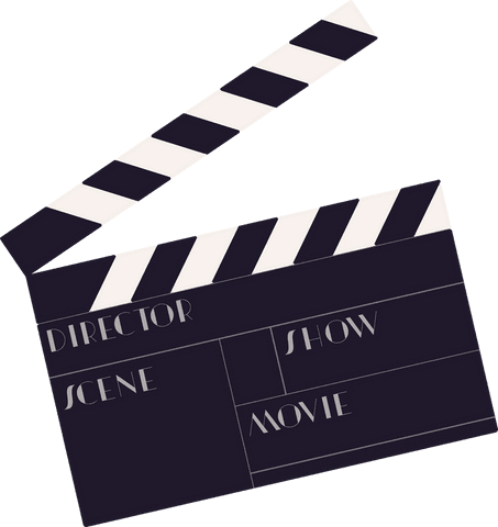 film clapperboard graphic with transparent background - Download Free Stock Videos Pikwizard.com