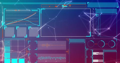 high-tech data interface with plexus network - Download Free Stock Images Pikwizard.com