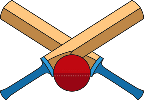 minimalist transparent design of crossed cricket bats and red ball - Download Free Stock Videos Pikwizard.com