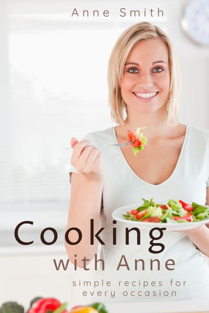 Smiling Woman Holding Fresh Salad Cheerfully Promotes Healthy Cooking - Download Free Stock Templates Pikwizard.com