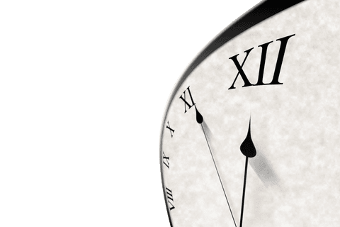partially visible classic white clock on transparent background - Download Free Stock Videos Pikwizard.com