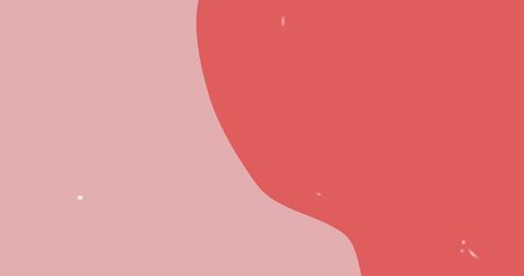 Abstract Face Outline on Pastel Pink and Red Background