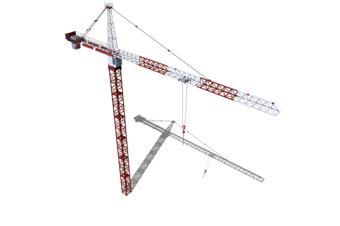 transparent construction crane on clear background - Download Free Stock Videos Pikwizard.com