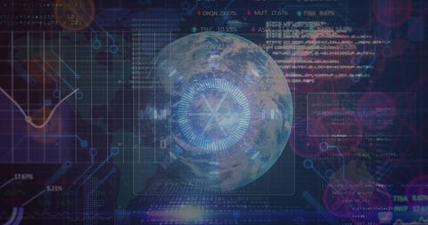 Digital Transformation with Global Networks and Data Integration - Download Free Stock Images Pikwizard.com