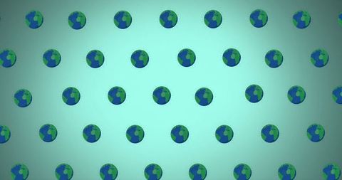 Rotating Globes on Green Background Highlighting Environmental Awareness - Download Free Stock Images Pikwizard.com