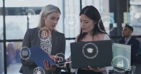 Business Technology Illustrated on Professional Interaction - Download Free Stock Images Pikwizard.com
