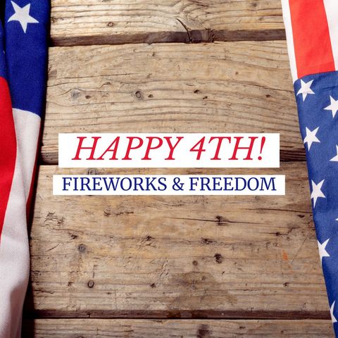 happy 4th july message with american flag and rustic background - Download Free Stock Templates Pikwizard.com