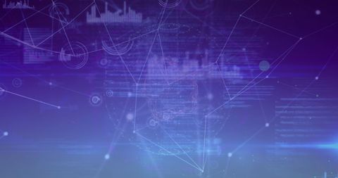 Abstract Digital Technology Network Background with Data Connections - Download Free Stock Images Pikwizard.com