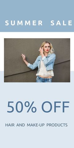 Trendy Summer Sale Promotion with Stylish Woman and Modern Design - Download Free Stock Templates Pikwizard.com