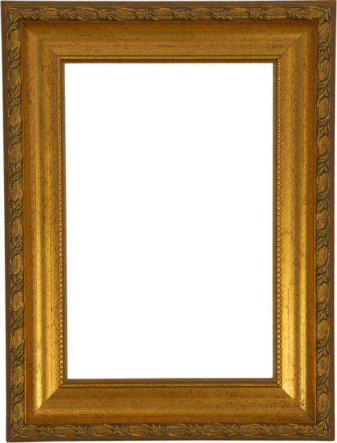 Golden Ornate Picture Frame on Transparent Background - Download Free Stock Videos Pikwizard.com