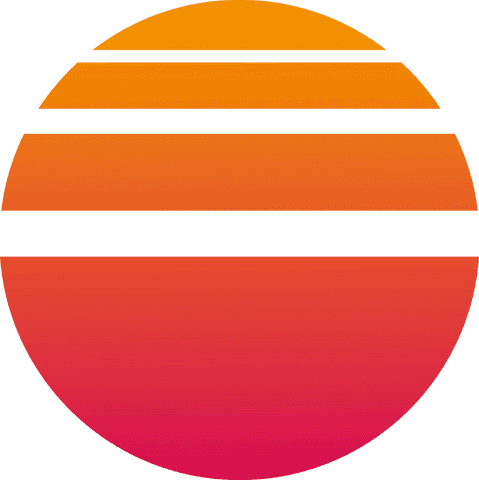 vibrant gradients with abstract sunset design on transparent background - Download Free Stock Videos Pikwizard.com