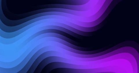Vibrant Gradient Light Waves on Undulating Black Background - Download Free Stock Images Pikwizard.com