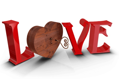 Transparent Love Illustrative Text with Heart and Key Design - Download Free Stock Videos Pikwizard.com